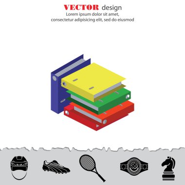 Parlak office klasörler