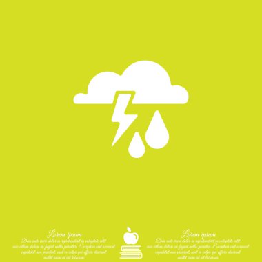 fırtına, bulutlar ve yağmur