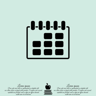 Takvim satırı simgesi