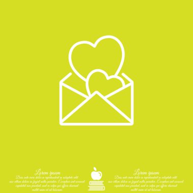 aşk mektubu simgesi