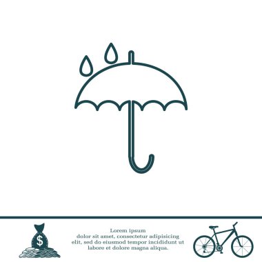 şemsiye satırı simgesi