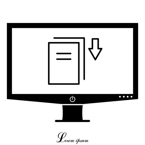 Descargar icono de línea — Vector de stock