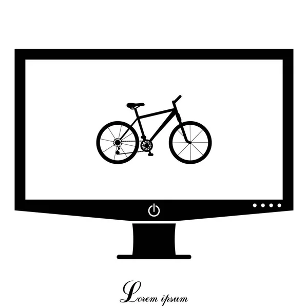 Bicycle web icon — Stock Vector