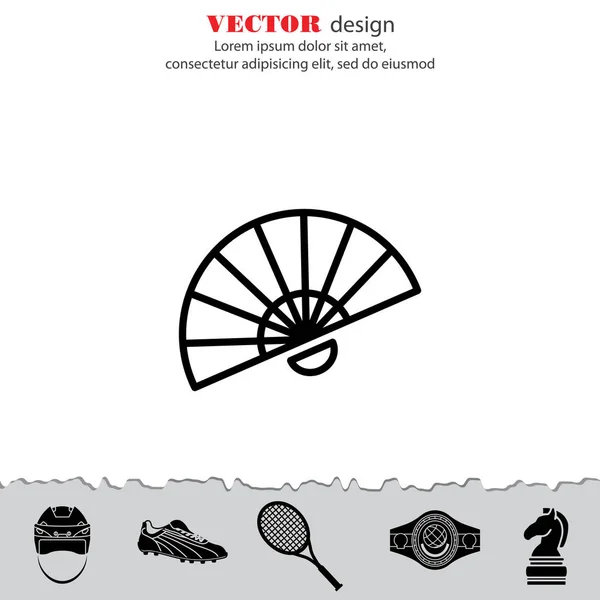 Icône plate Veer — Image vectorielle