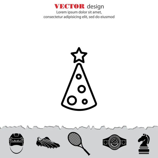 Weihnachtsbaum Web-Symbol — Stockvektor