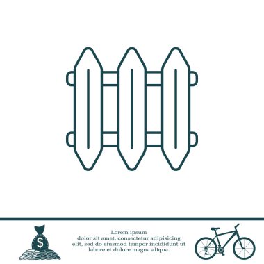 Radyatör satırı simgesi