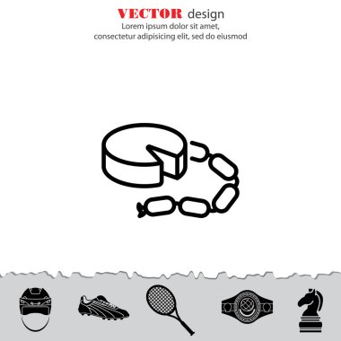 Peynir ve sosis Web satırı simgesi