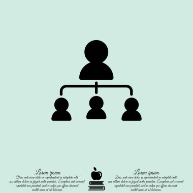 Web satırı simgesi. Yönetim