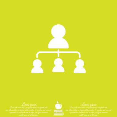 Web satırı simgesi. Yönetim