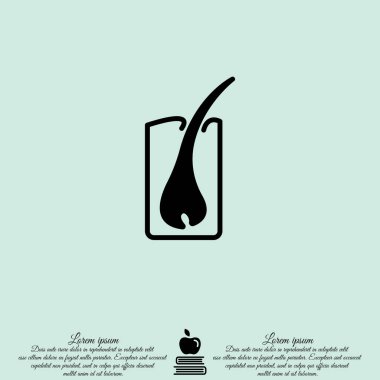 saç düzeni simgesini