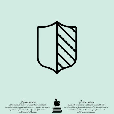 Kalkan Web satırı simgesi