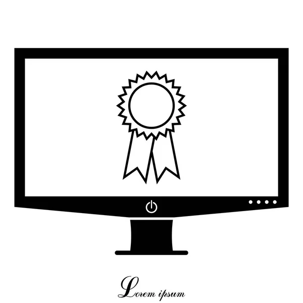 Díj-web ikon — Stock Vector