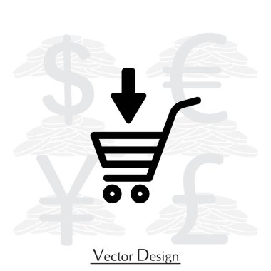 Alışveriş arabası simgesi