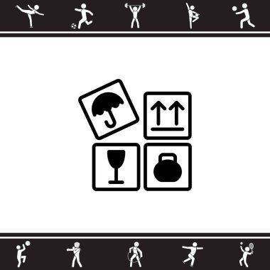 İşaretler paketleri simgesini