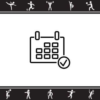 Takvim satırı simgesi