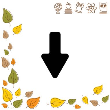 Satırı simgesi aşağı ok