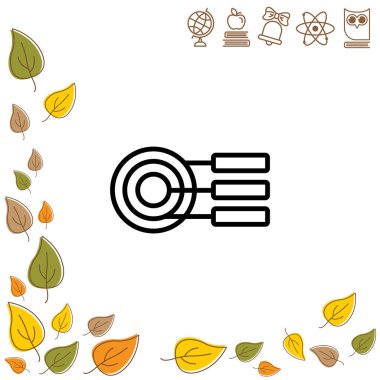 Yuvarlak diyagramları simgesi