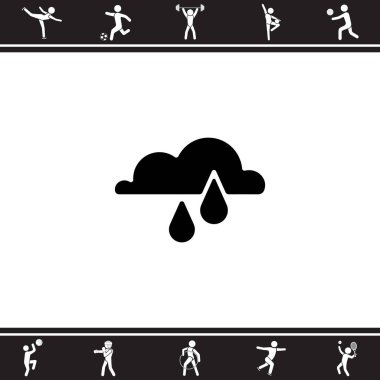 Yağmur bulutu web simgesi