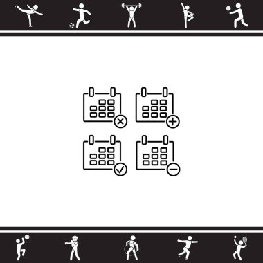 Takvim satırı simgesi