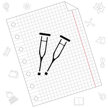 Koltuk değneği Web simgesi