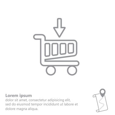 Alışveriş arabası simgesi