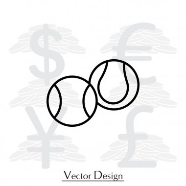 Tenis topları simgesi