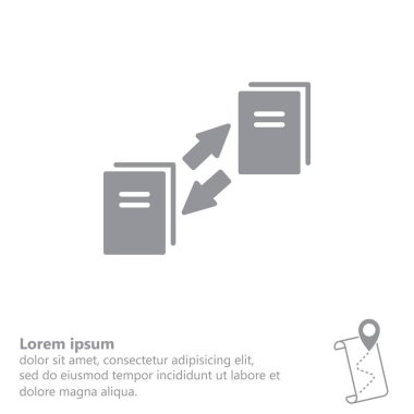 veri transferi web simgesi