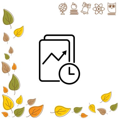 İş grafiği web satırı simgesi