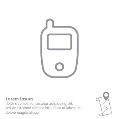 Telefon Düz Simgesi