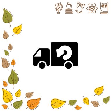 Web satırı simgesi. Teslimat