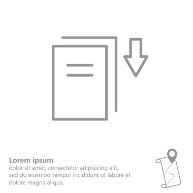 Satır simgesi indir 