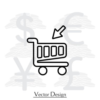 Alışveriş arabası simgesi