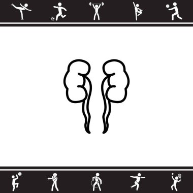 Böbrekler web satırı simgesi