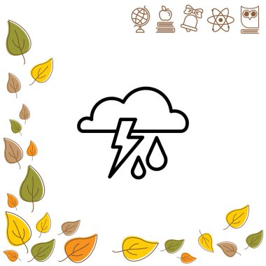 Fırtınalı hava simgesi