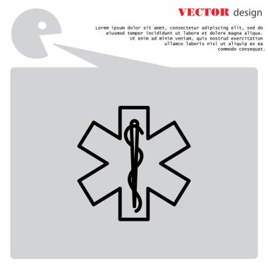 Ambulans amblemi simgesi