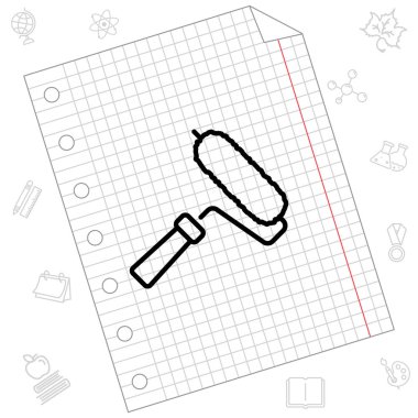 Web simge resim rulo