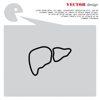 İnsan karaciğer simgesi