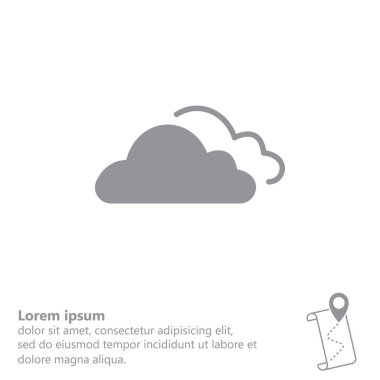 Web simgesi, bulutlar