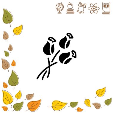 Üç gül, Web simgesi