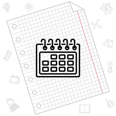 Takvim satırı simgesi