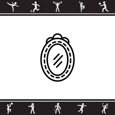 ayna satırı simgesi