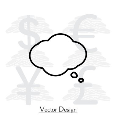 Bulut düşünme simgesi