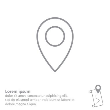 harita işaretçi simgesi