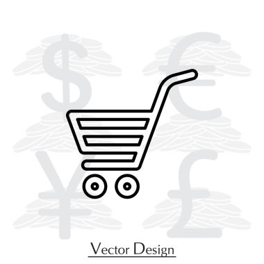 Alışveriş arabası simgesi