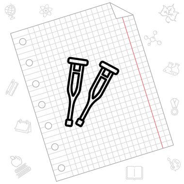 Koltuk değneği Web simgesi