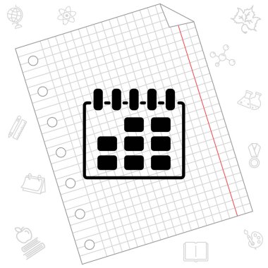 Takvim Web satırı simgesi