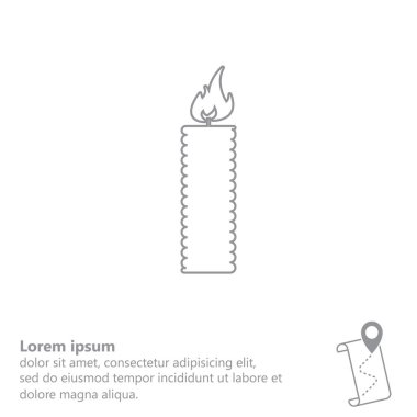 mum satırı simgesi