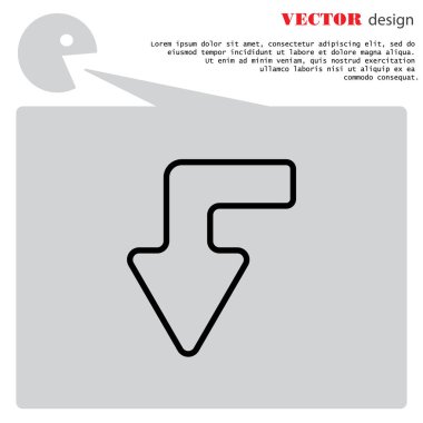  Düz simgesini sol ok