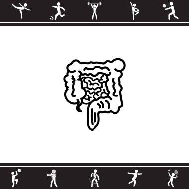 insan bağırsak simgesi