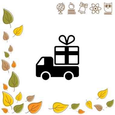 Web satırı simgesi. Teslimat